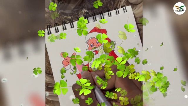 How To Draw Easy Santa Claus Drawing Step By Step // Santa Claus Kaise Banaye // смотреть онлайн