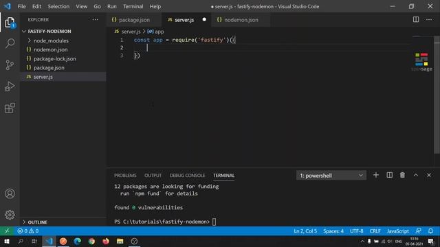 How to setup Fastify with Nodemon for NodeJS Web and API Development ⭐️ Spinsage смотреть онлайн