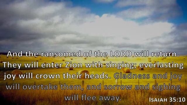 Isaiah 35:10, Holy Bible, NIV смотреть онлайн