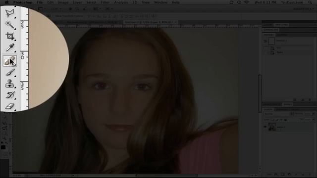 Remove Red Eye in Photoshop | смотреть онлайн