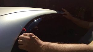 Установка ветровиков на деу Ланос  часть 2