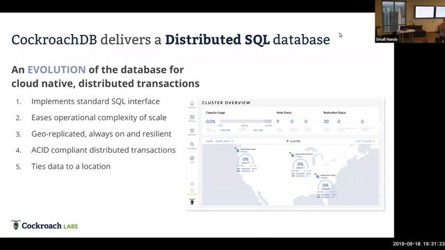 Kubernetes Atlanta meetup - September 2019 - CockroadDB on K8s смотреть онлайн