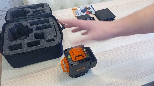 Лазерный уровень Vniissok 4D 16 линий смотреть онлайн