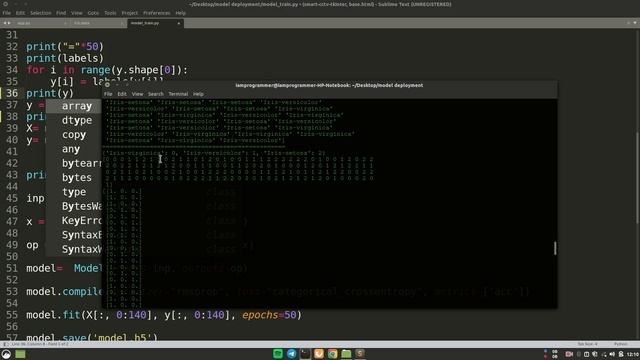 Deploy machine learning model | using streamlit | iris flower webapp смотреть онлайн