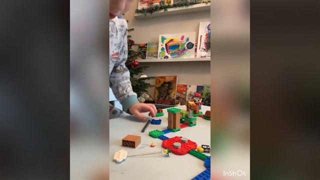 LegoОлега играем в супер Марио стартовый набор