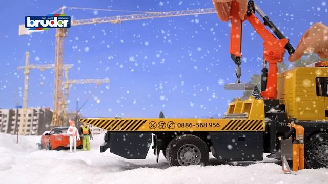 MAN TGS Abschlepp LKW -- 03750 -- BRUDER Spielwaren смотреть онлайн