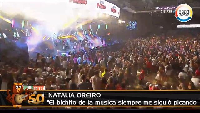 Natalia Oreiro deleitó al público en la primera noche festivalera смотреть онлайн