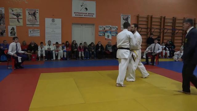 Хажиев Олег Акрамович (ака) - Федяй Дмитрий - Открытый Чемпионат г. Мурманска по Киокусинкай смотреть онлайн