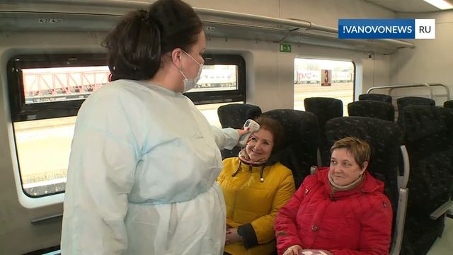 На ивановских вокзалах температуру измеряют только пассажирам, приезжающим из Москвы смотреть онлайн