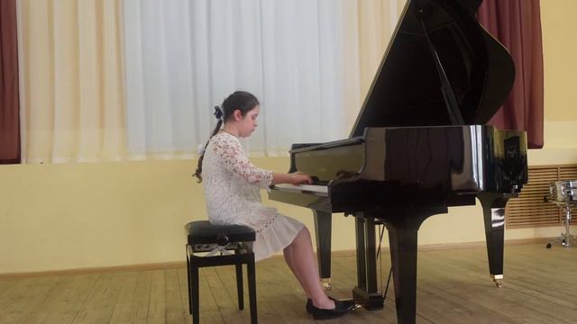 И.С. Бах 2 х голосная Инвенция Фа мажор Пламеннова Ангелина 10 лет 3 класс смотреть онлайн