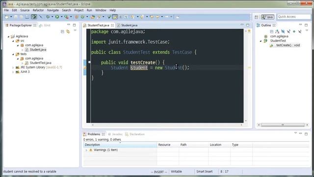 Agile Java - Lesson 1 (Learning Java with eclipse + JUnit, TDD) смотреть онлайн