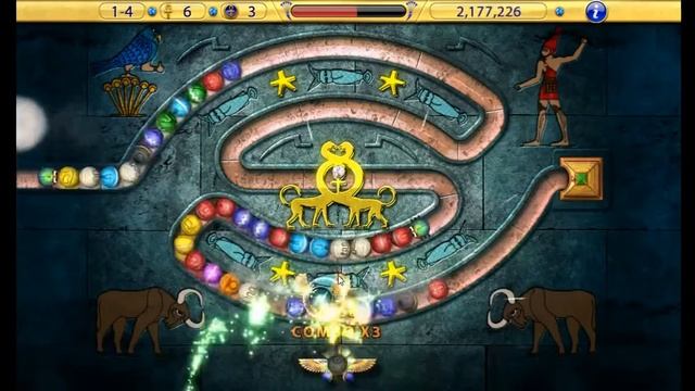 Luxor Amun Rising HD Challenge of Horus Stage 1-4 смотреть онлайн