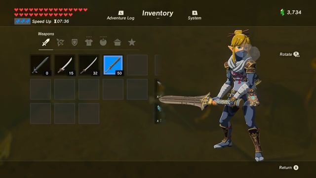 Zelda Breath Of The Wild - All Sheikah Weapons (Complete Set Location)