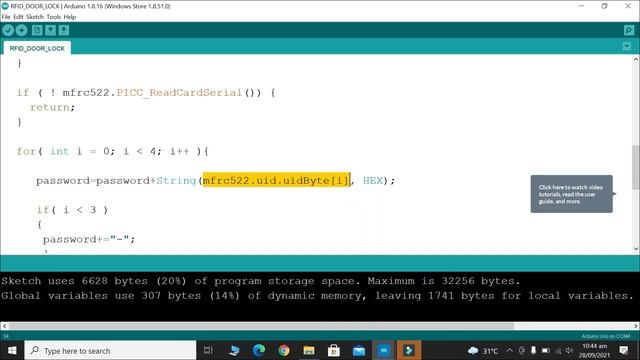 MFRC 522 / RFID module with Arduino......code explanation смотреть онлайн