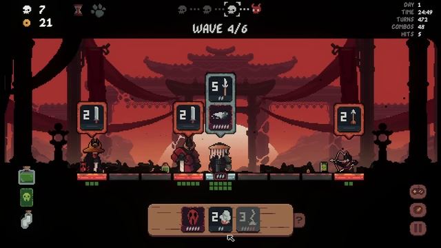 Ronin Character DESTROYS Enemies!! | AWESOME Turn-Based Combat Roguelike | Shogun Showdown смотреть онлайн