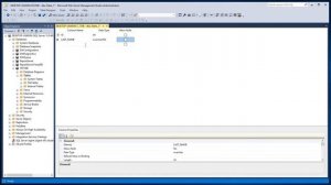 Работа с MS SQL Server Management Studio. Создание таблицы.