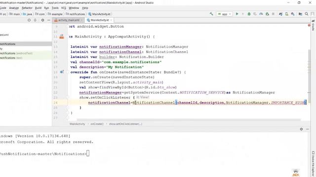 Notifications in Android (Kotlin) | Advanced Mobile Programming | Bsc I.T. смотреть онлайн