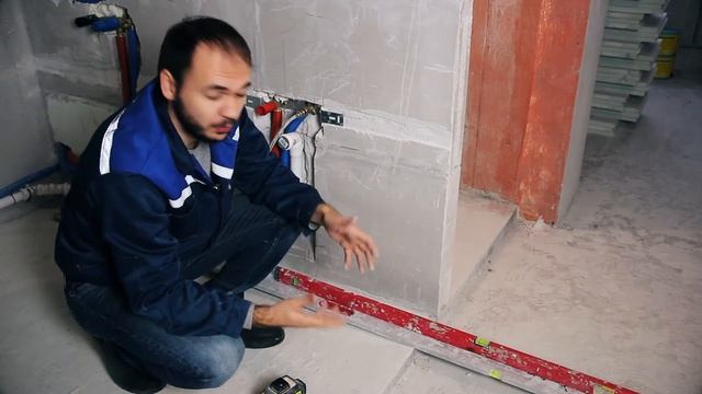 Выравнивающая стяжка под блоки/плиты. Самый быстрый и правильный способ смотреть онлайн