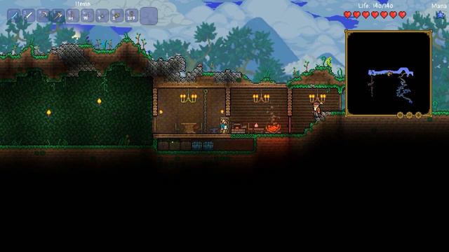 Let's Play Terraria (1.2) - Ep. 6: HAIRY SNOW FLINX смотреть онлайн