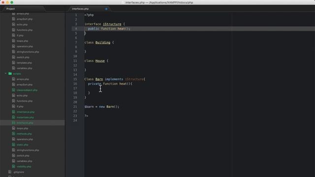 PHP 101 - OOP Interfaces смотреть онлайн