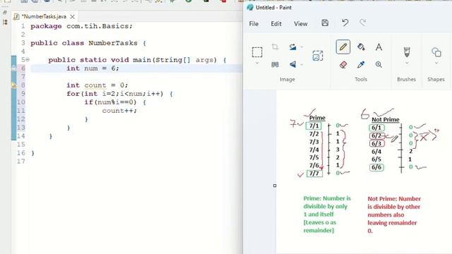 java program to check prime number ? | Logic explained with examples #java смотреть онлайн