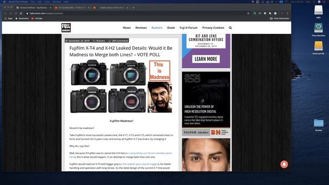 Fuji XT4 & XH2 Rumors