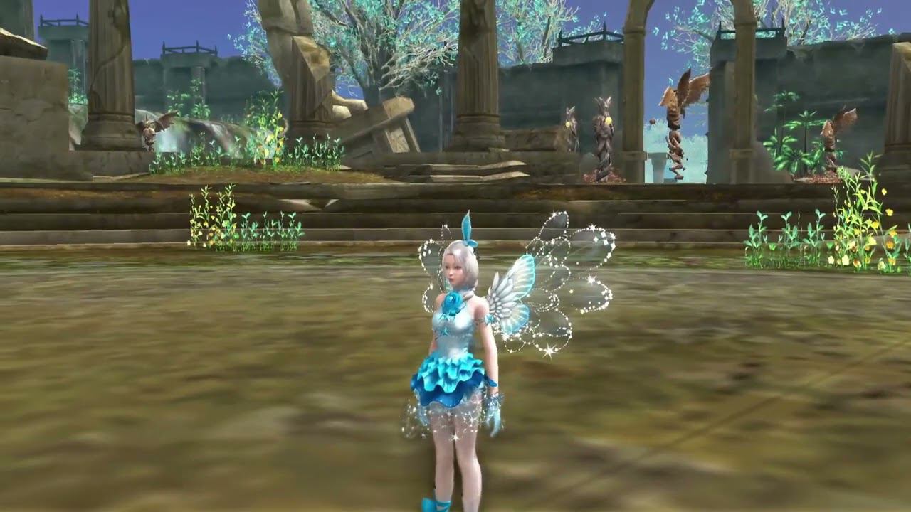 AionClassicRU - Внешний вид Чудесные крылья и Чудесный головной убор наряд звездного кролика