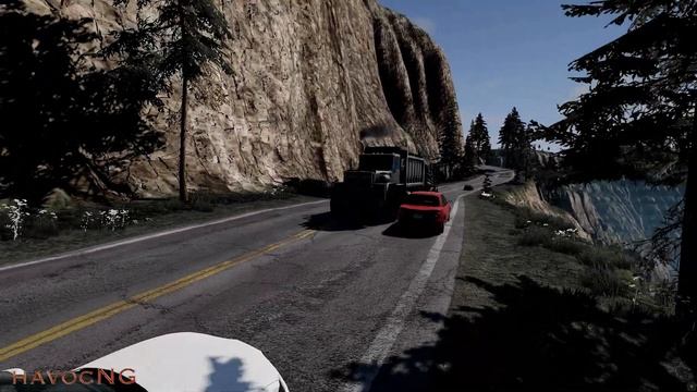 Cliff Drops #2 Driving in the mountains...BeamNG / HavocNG смотреть онлайн