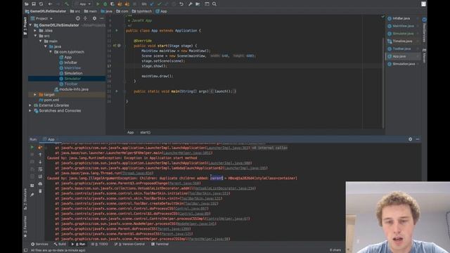 JavaFX Timeline + Continuous Simulation - High Quality Java Code #6B смотреть онлайн