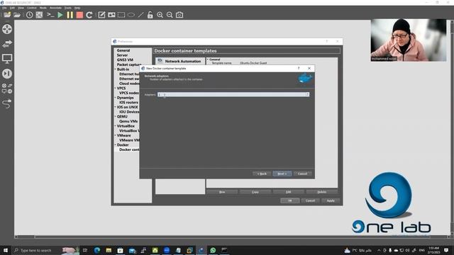 ONELAB Training - GNS3 - Import onelab Docker Ubuntu22.10 - Arabic смотреть онлайн