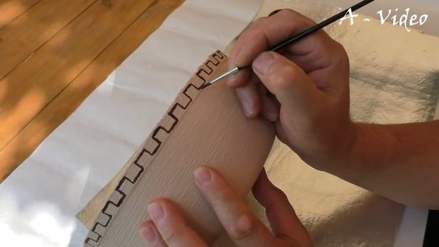 Оригинальные идеи для дачи и сада. Декор вазона / DIY Decor Flowerpot  / A – Video