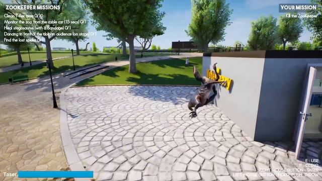 I Became an Angry Dinosaur in Zoo Simulator! - ZooKeeper Simulator Gameplay смотреть онлайн