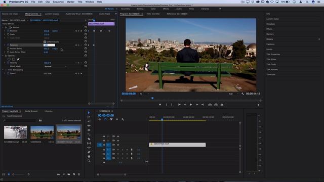 How to Fake Handheld Camera Movements Effect in Adobe Premiere Pro CC (Tutorial) смотреть онлайн