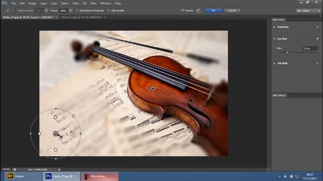 Photoshop Cs6 For Beginners - 25 - Iris Blur Tutorial смотреть онлайн