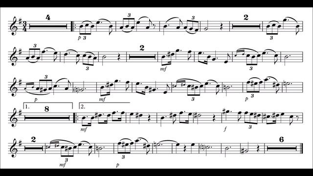 Clarinet Play-Along - Schubert Serenade - Ständchen - Sheet Music
