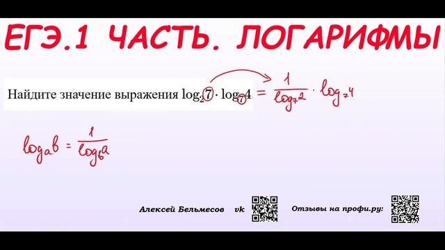 Марафон ЕГЭ. Решаем Банк заданий ФИПИ. ВЫПУСК 8. Логарифмы смотреть онлайн