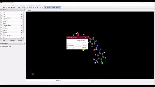 How to generate different conformers of a molecule (Conformational Search by using Avogadro ) смотреть онлайн