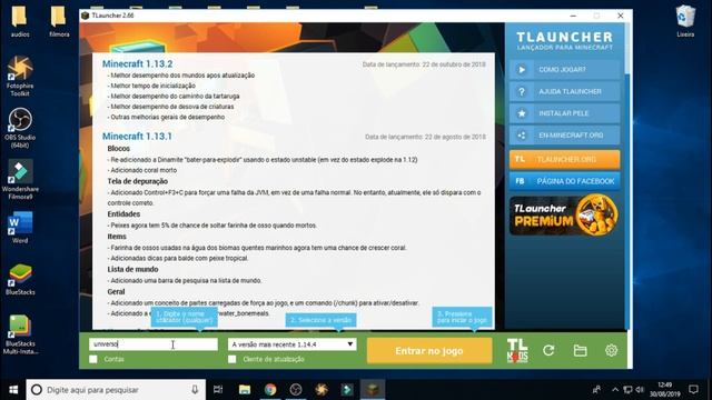 Como baixar MINECRAFT grátis no pc ( 2019 ) novo método / sem erros (qualquer versão ) смотреть онлайн