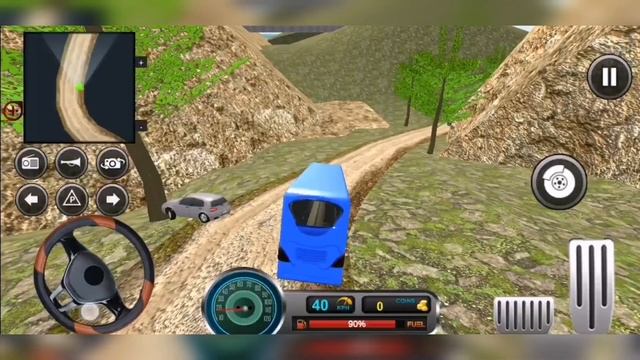 Offroad Uphill Bus Simulator Driving #04 - Tourist Passenger Driving Games - Android Gameplay смотреть онлайн