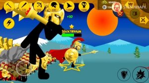 FINAL BOSS GOLD, GOLDEN SPEARTON XIPHOS VS DARK MEGA BOSS GIANT | Stick War Legacy Mod | Stick789Ap
