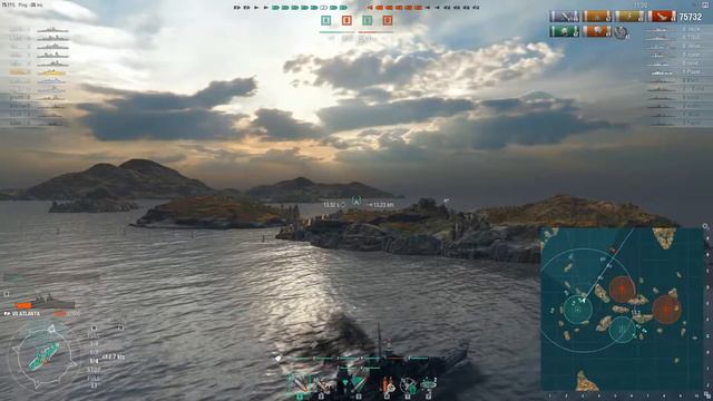 World of Warships - Atlanta - RND 3 смотреть онлайн