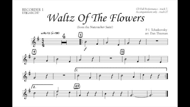 Waltz of the Flowers Recorder Vid смотреть онлайн