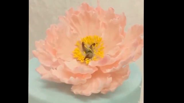 Peony cake by Mito sweets смотреть онлайн