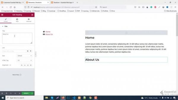 Elementor Anchor Link For Menu Item - Elementor Anchor Menu - Elementor Tutorial