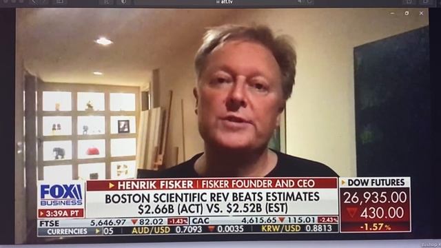 Henrik Fisker interview with Maria Bartiromo on Fox Business 10/28/20 смотреть онлайн