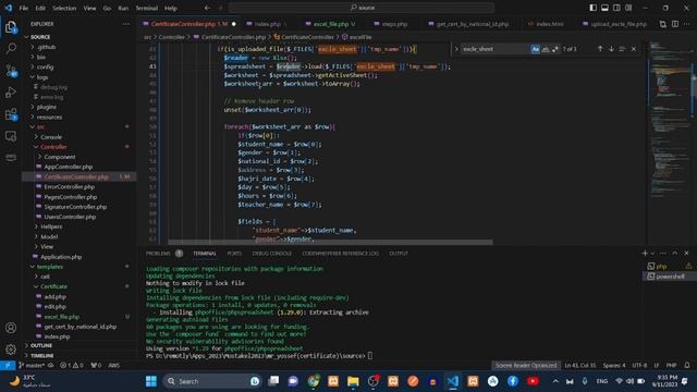 import excel sheet to MySQL database with PHP смотреть онлайн