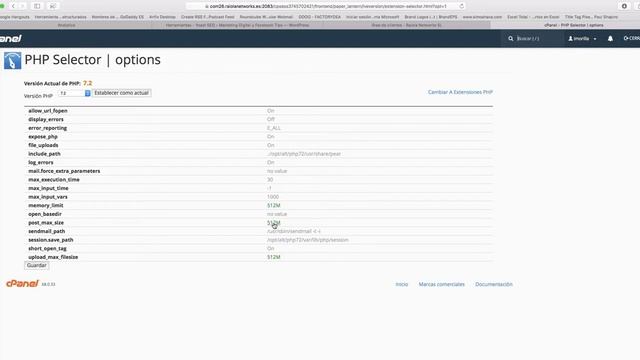 Aumentar el límite de upload en PHP con CPANEL смотреть онлайн