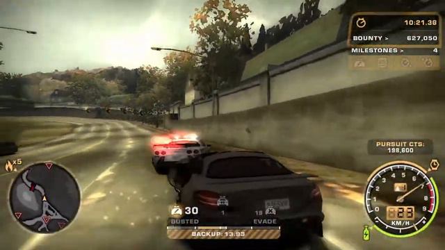 An Unexpected Caught Up but Mercedes-Benz SLR McLaren power is massive in NFS MW 2005 смотреть онлайн