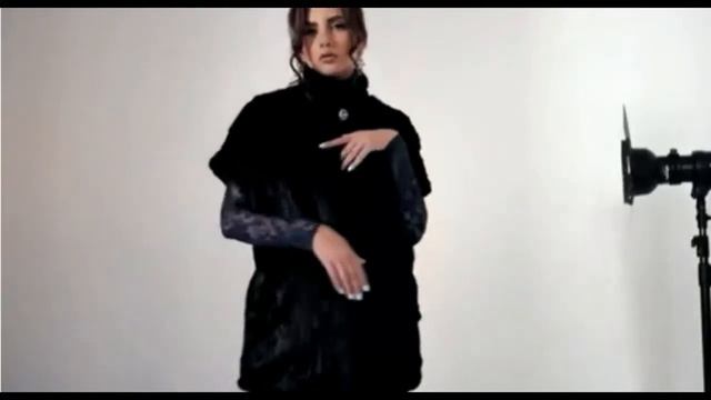 ЖАКЕТ ЧЕРНЫЙ ИСКУССТВЕННЫЙ ЭКО МЕХ смотреть онлайн