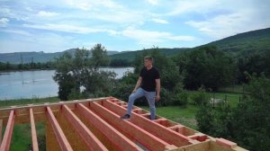 Межэтажное перекрытие в доме из СИП панелей I черновой пол I Vlog 3